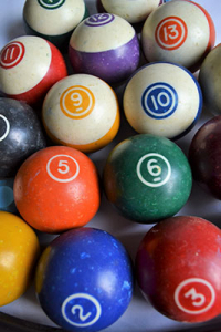 Snooker balls